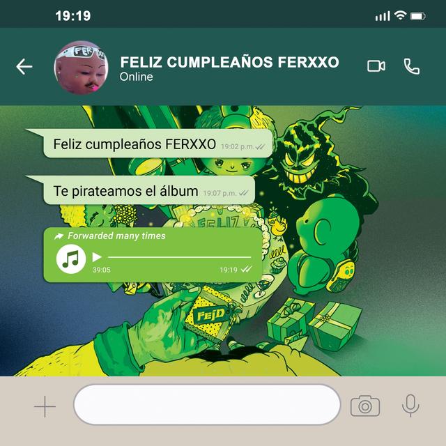 Album cover art for Feliz Cumpleaños Ferxxo, Te Pirateamos el Álbum