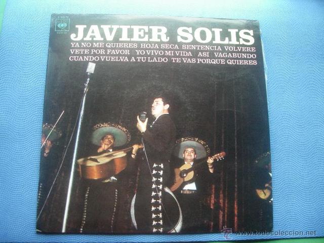 Album cover art for Javier Solís