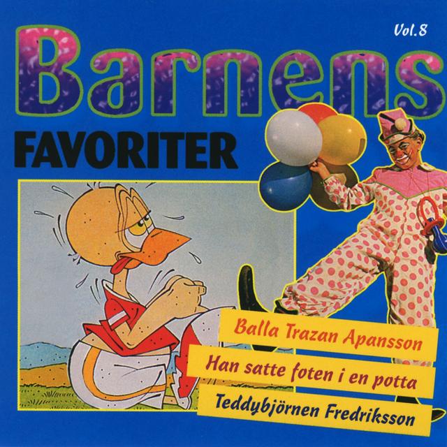 Album cover art for Barnens favoriter 8