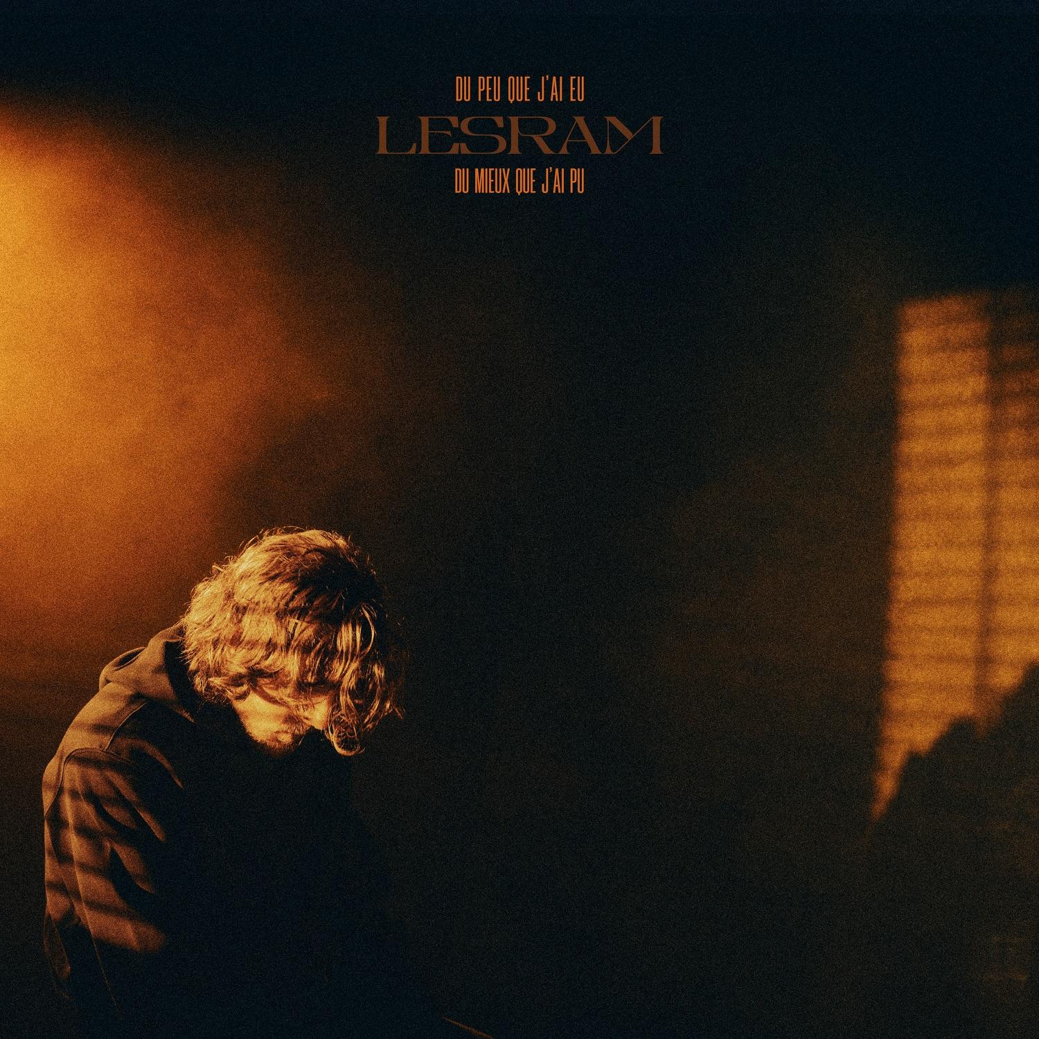 Lyric cover art as blurred background