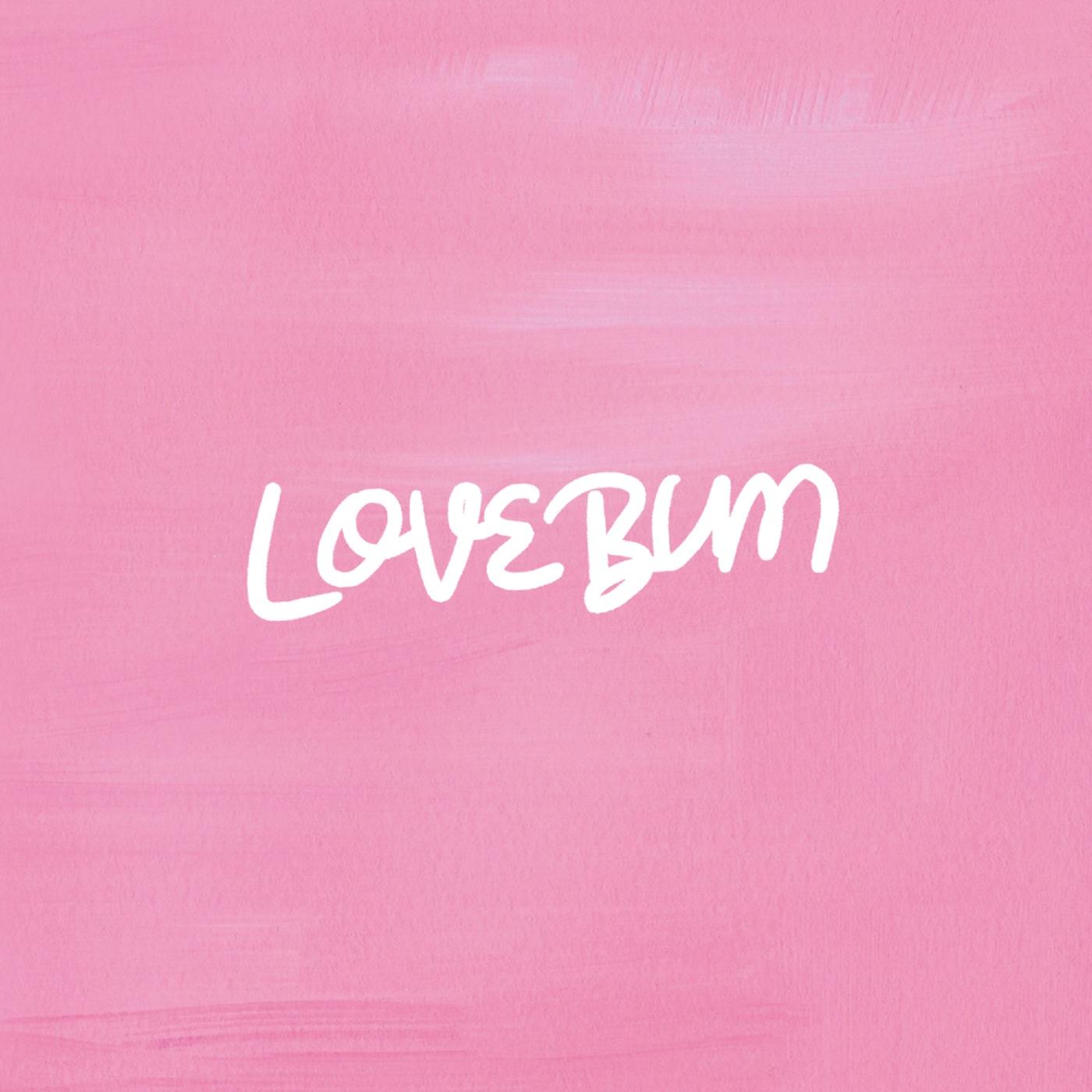 Lyric cover art as blurred background