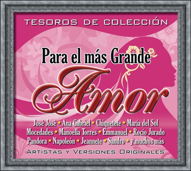 Album cover art for Tesoros De Colección - Para El Más Grande Amor