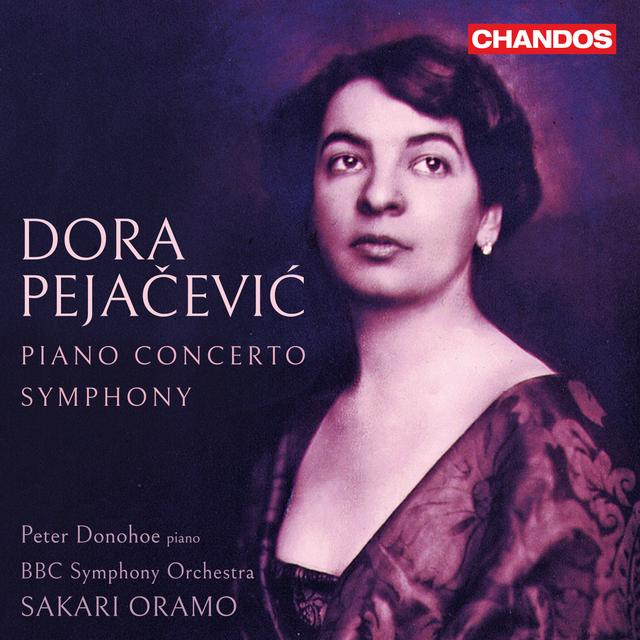 Album cover art for Dora Pejačević: Piano Concerto, Op. 33, Symphony in F-Sharp Minor, Op. 41