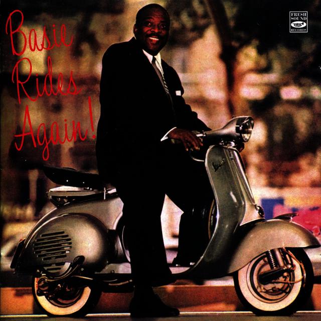 Album cover art for Basie Rides Again!