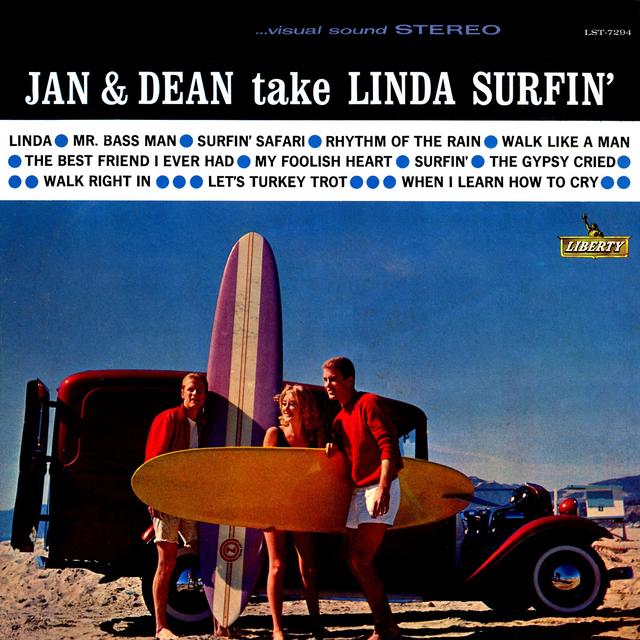 Album cover art for Jan & Dean Take Linda Surfin'