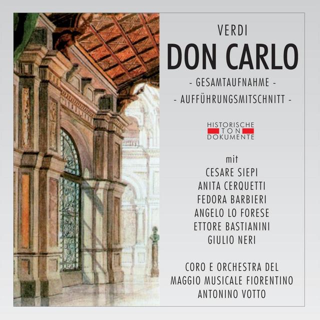 Album cover art for Giuseppe Verdi: Don Carlo