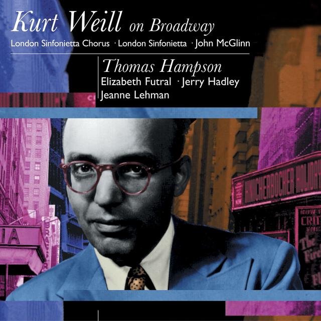 Album cover art for Kurt Weil on Broadway