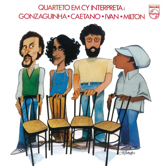 Album cover art for Quarteto em Cy Interpreta: Gonzaguinha, Caetano, Ivan, Milton