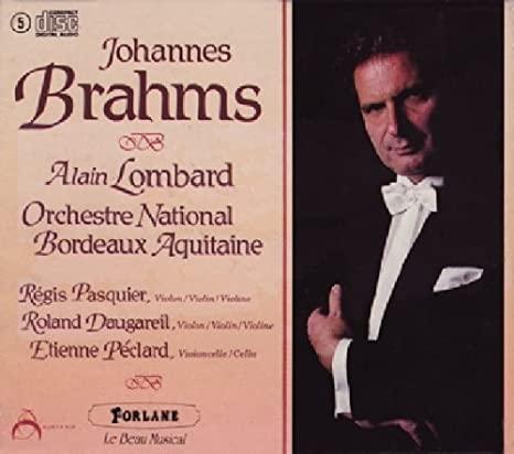 Album cover art for Brahms: Double Concerto for Violin and Violoncello