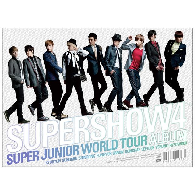 Album cover art for Super Junior World Tour 'Super Show 4'