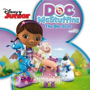 Album cover art for Doc Mcstuffins: The Doc Is In