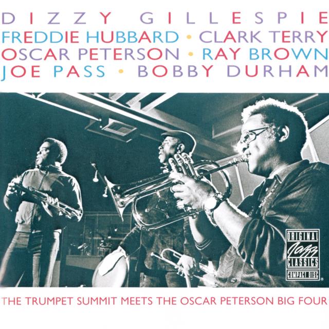 Album cover art for The Trumpet Summit Meets the Oscar Peterson Big Four