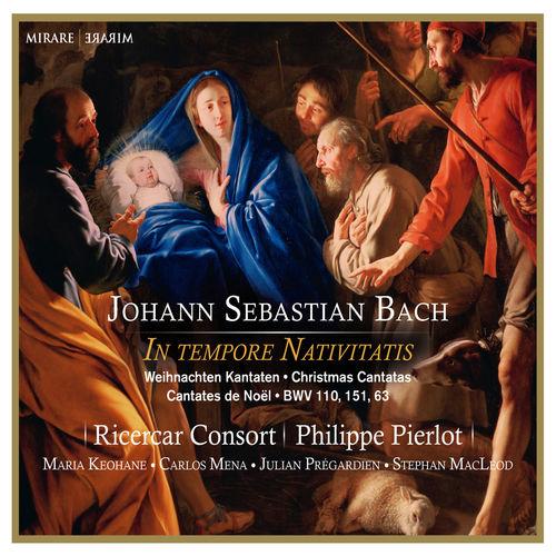 Album cover art for Bach: In Tempore Nativitatis - Christmas Cantatas BWV 110, 151, 63