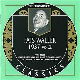 Album cover art for Fats Waller 1937 Vol.2