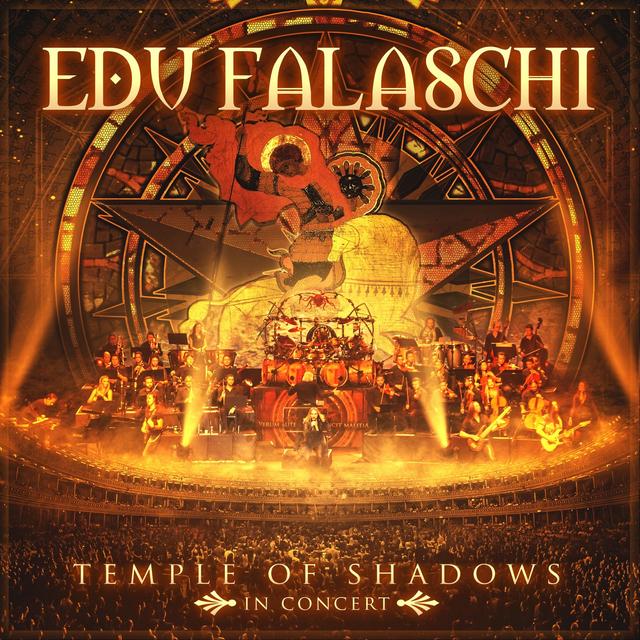 Album cover art for Temple of Shadows in Concert