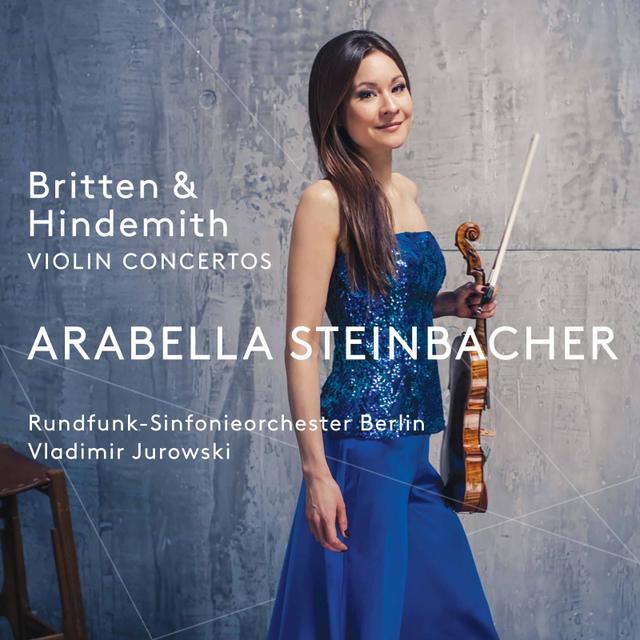 Album cover art for Britten & Hindemith: Violin Concertos