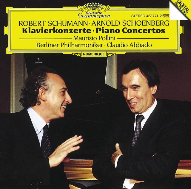 Album cover art for Schumann: Piano Concerto Op. 54 - Schoenberg: Piano Concerto Op. 42