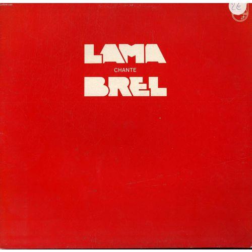 Album cover art for Lama Chante Brel