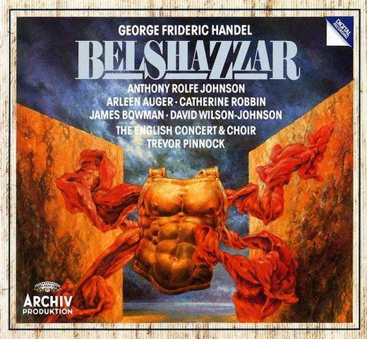 Album cover art for Handel: Belshazzar