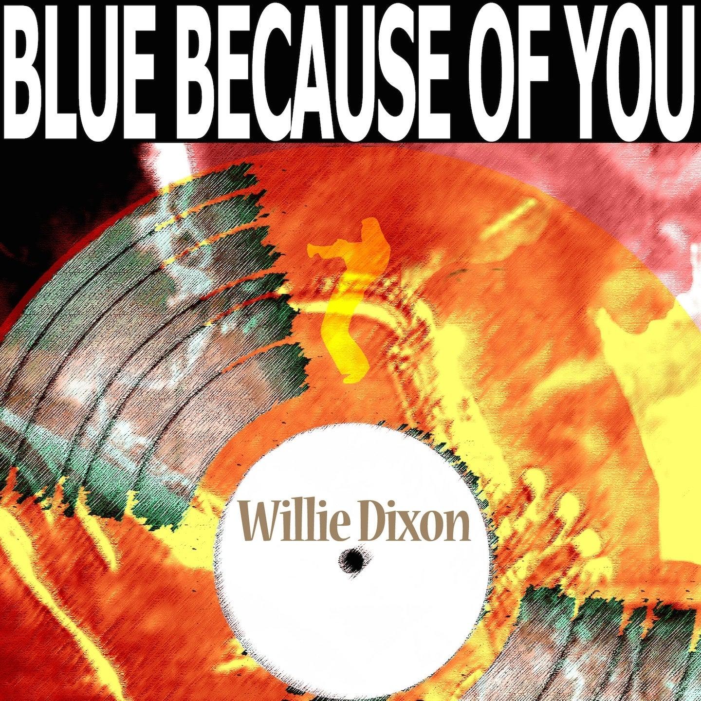 Lyric cover art as blurred background