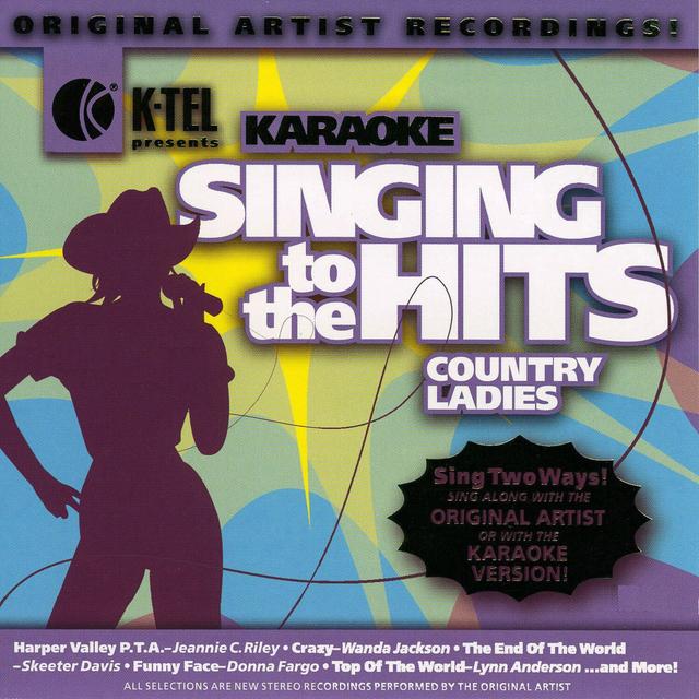 Album cover art for Karaoke: Country Ladies - Singing To The Hits