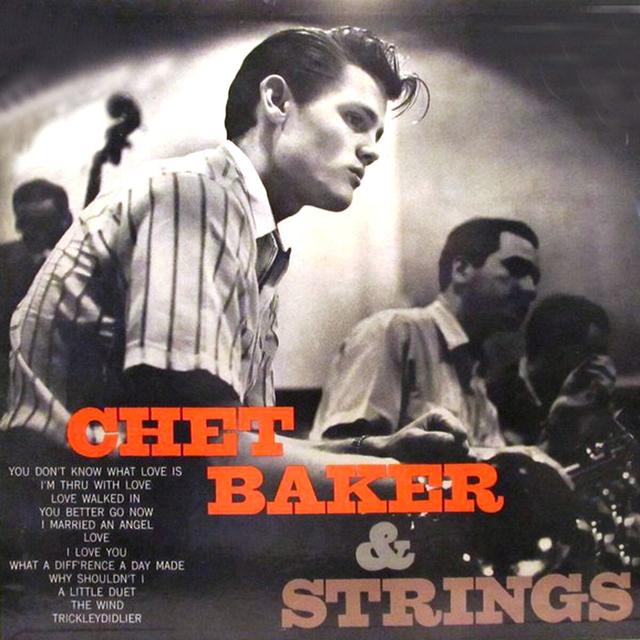 Album cover art for Chet Baker & Strings