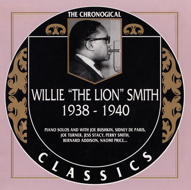 Album cover art for Willie "the Lion" Smith: 1937-1938