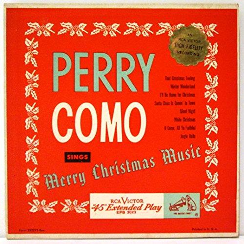 Album cover art for Perry Como Sings Merry Christmas Music