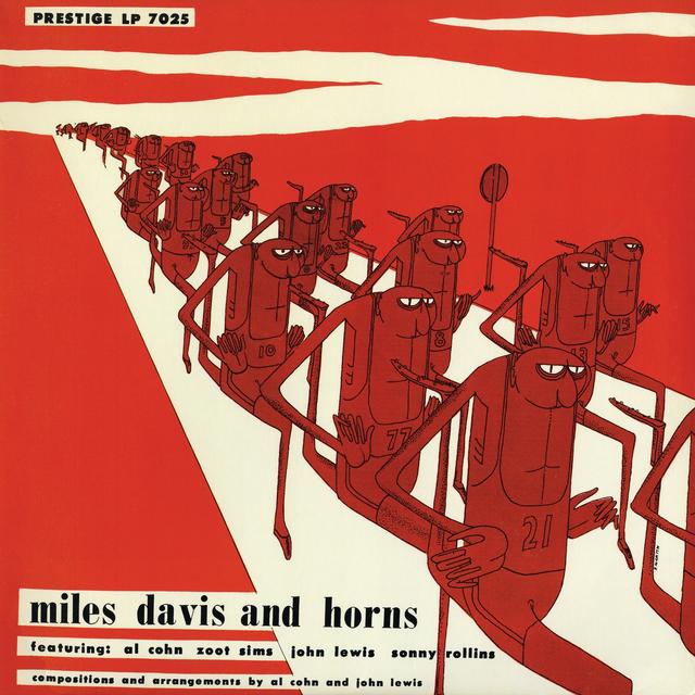 Album cover art for Miles Davis and Horns