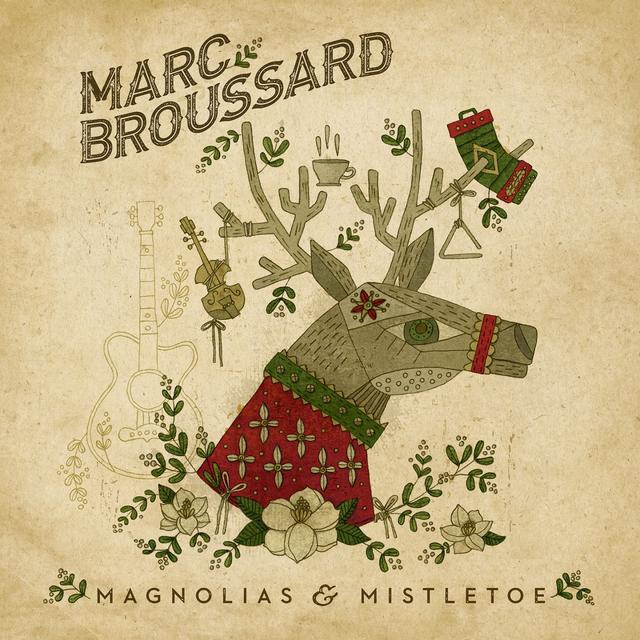 Album cover art for Magnolias & Mistletoe