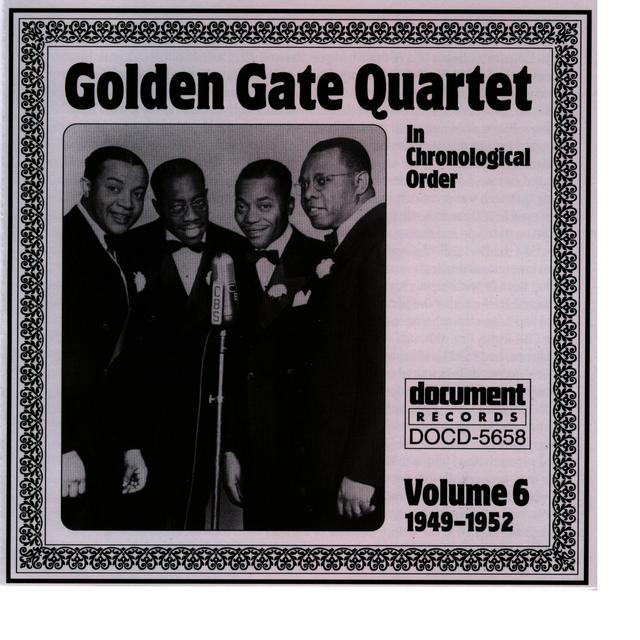 Album cover art for Golden Gate Quartet Vol. 6 (1949-1952)