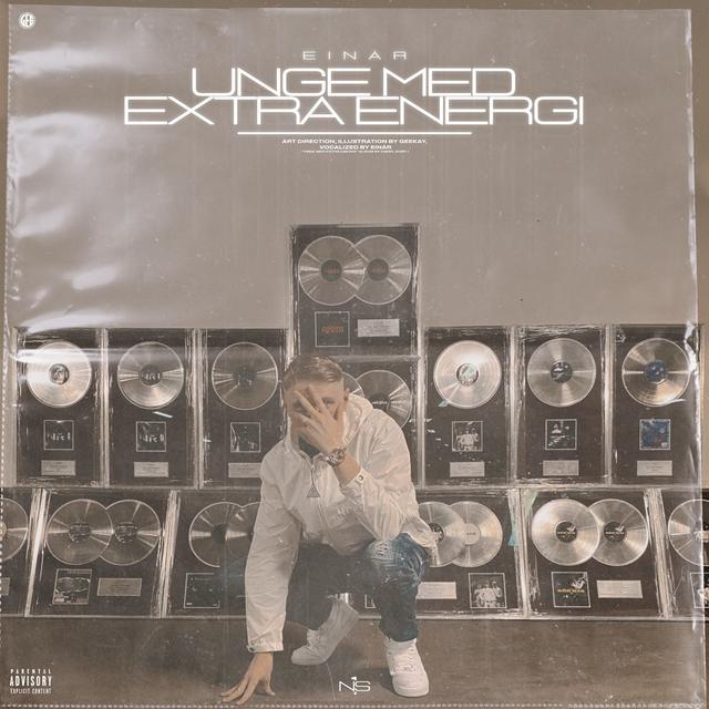 Album cover art for Unge Med Extra Energi