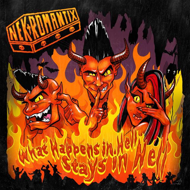 Album cover art for What Happens In Hell, Stays In Hell