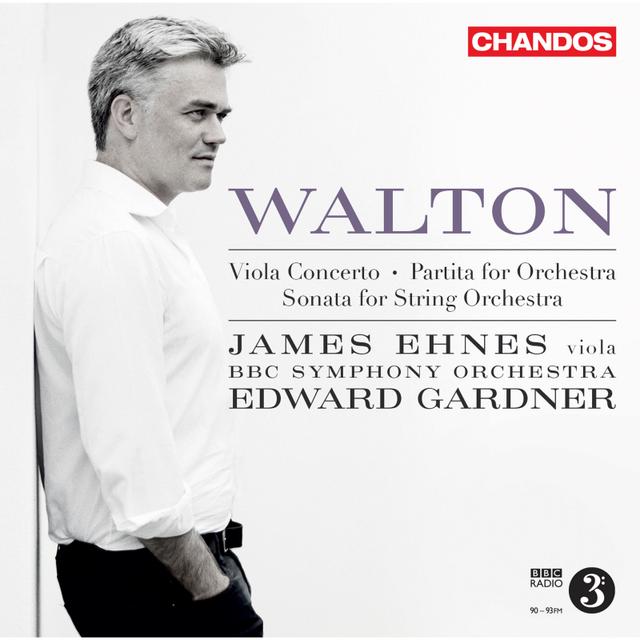 Album cover art for Walton: Viola Concerto, Partita for Orchestra & Sonata for String Orchestra