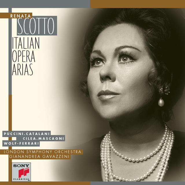 Album cover art for Italian Opera Arias