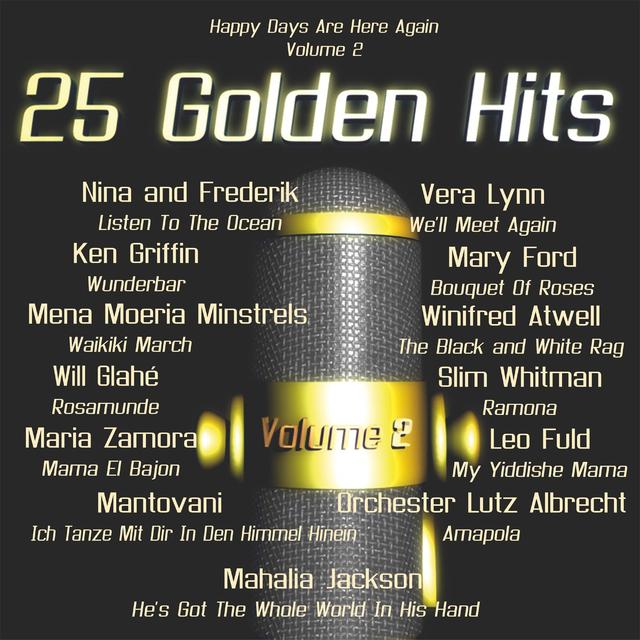 Album cover art for 25 Golden Hits From The 40's - 50's Vol. 2