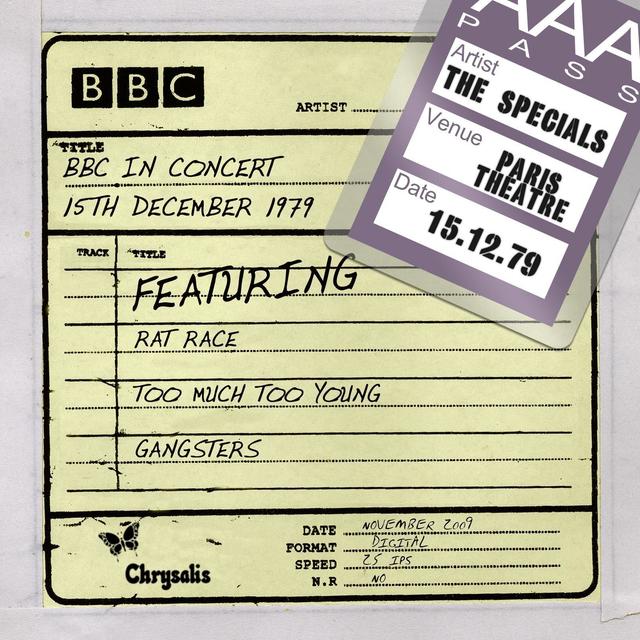 Album cover art for BBC in Concert (15th December 1979)