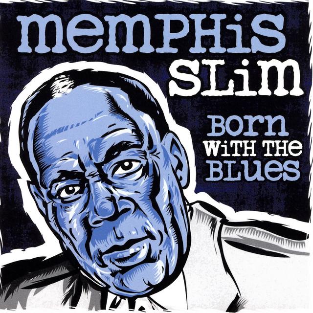 Album cover art for Born With The Blues