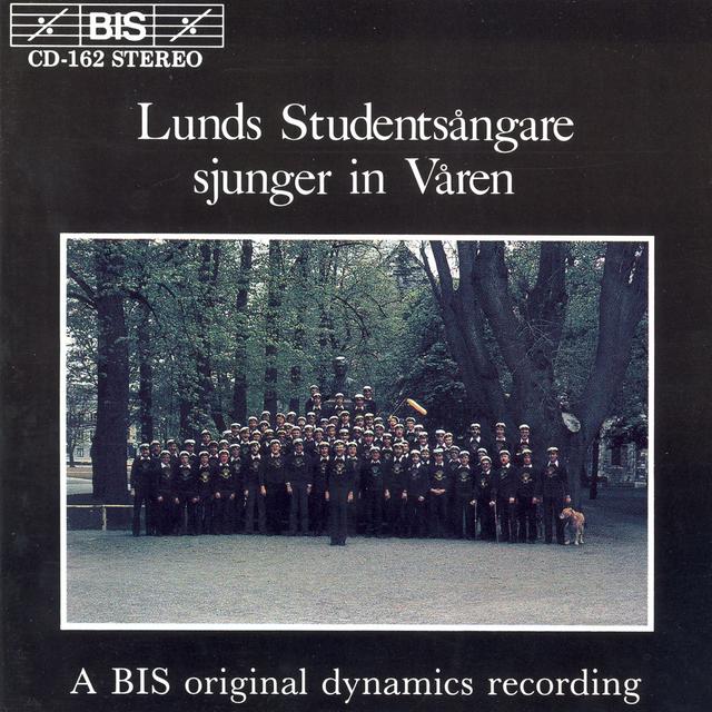 Album cover art for Lunds studentsångare sjunger in Våren