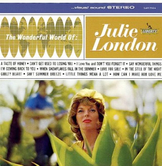 Album cover art for The Wonderful World of Julie London