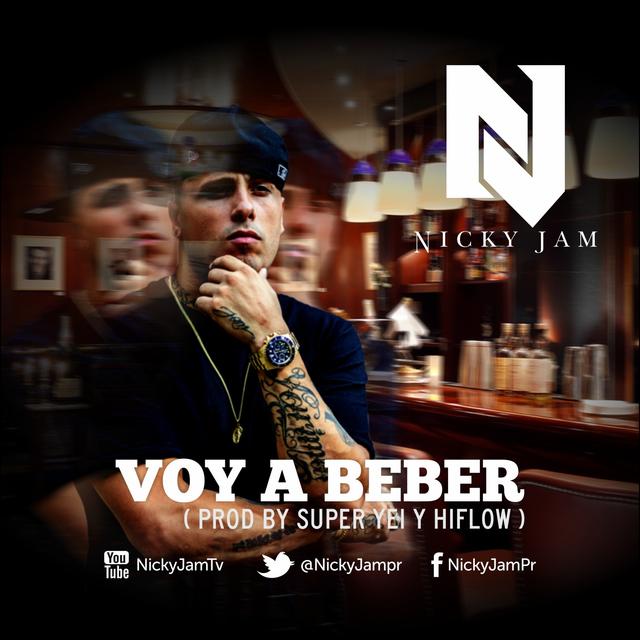 Album cover art for Voy a Beber