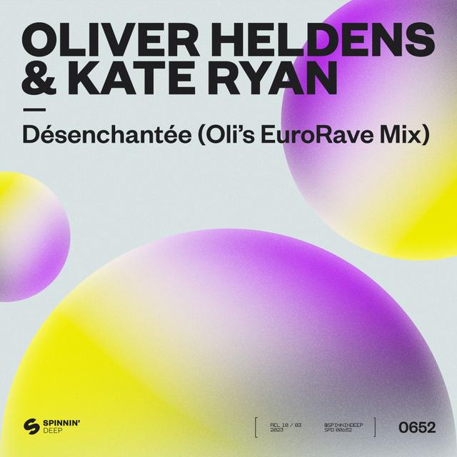 Album cover art for Désenchantée (Oli’s EuroRave Mix)