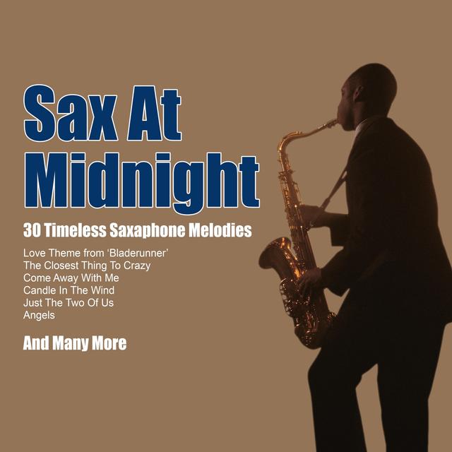 Album cover art for Sax At Midnight