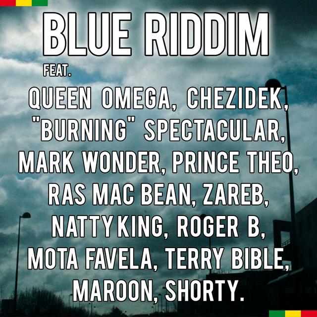 Album cover art for Blue Riddim