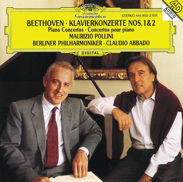 Album cover art for Beethoven: Piano Concertos Nos.1 & 2