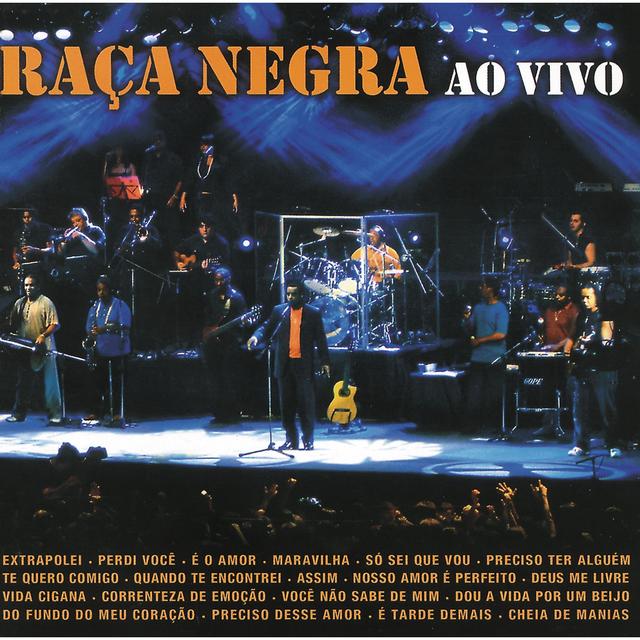 Album cover art for Raça Negra Ao Vivo