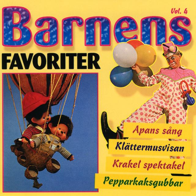 Album cover art for Barnens favoriter 4