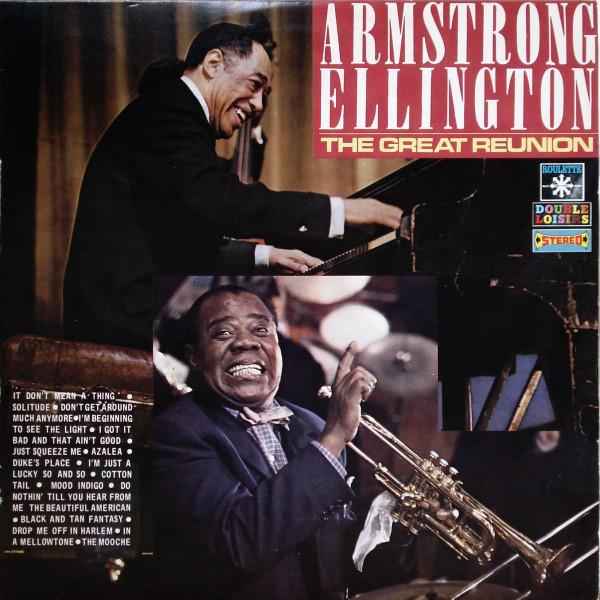 Album cover art for Louis Armstrong & Duke Ellington: The Great Reunion