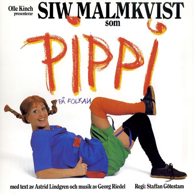 Album cover art for Pippi På Folkan