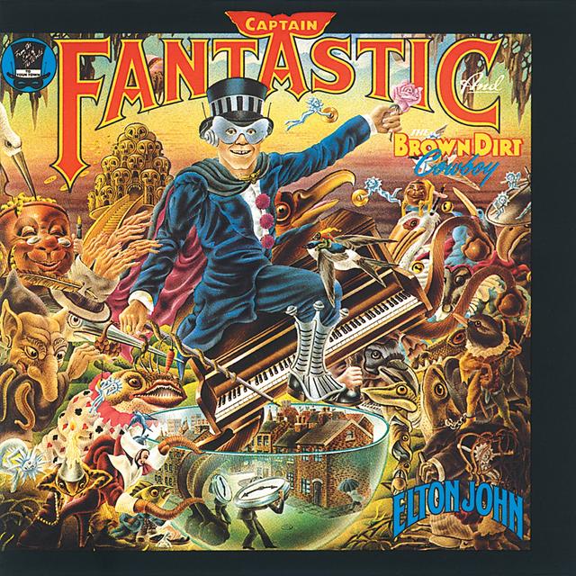 Album cover art for Captain Fantastic And the Brown Dirt Cowboy